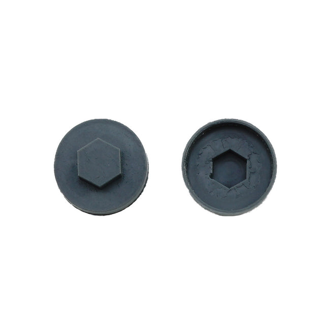 JCP Fixings Slate Grey (Ral7012) Coloured Cover Caps - 16mm (Box of 1000)