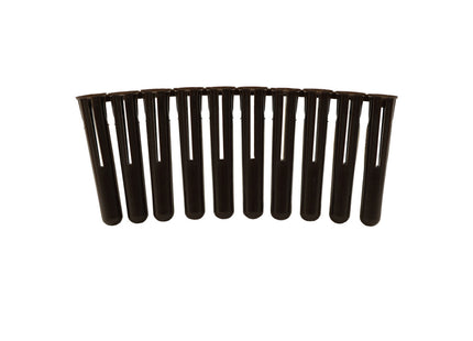 JCP Fixings Jcp Standard Plastic Plugs Brown - 7.0 x 37mm (Box of 1000)