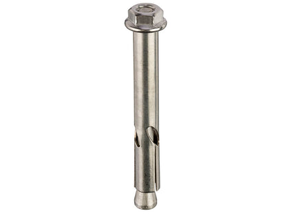 JCP Fixings A4-316 Stainless Steel Sleeve Anchors Hexagon Nut - 12Mm/M10 x 60 (Box of 50)