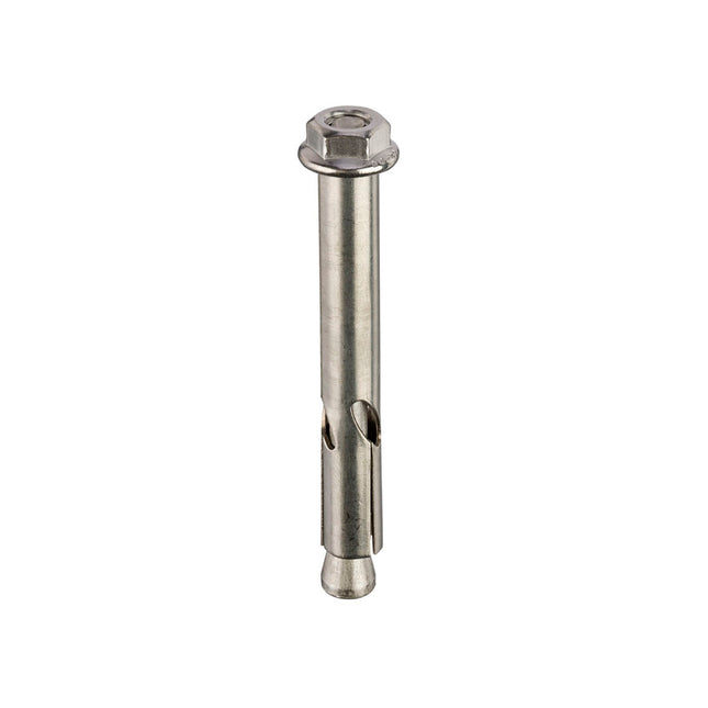JCP Fixings A4-316 Stainless Steel Sleeve Anchors Hexagon Nut - 8Mm/M6 x 65 (Box of 100)
