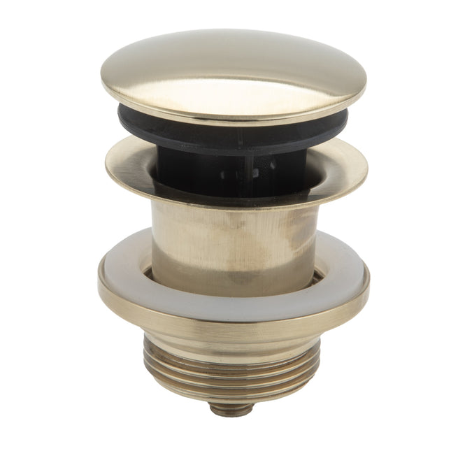 McAlpine CWP60-CB-BB 1.25" x 60mm Multi-Function Centre-Pin Basin Waste Brushed Brass