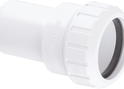 McAlpine Z18M 2" Surefit Straight Connector HDPE Waste Pipe to to Soil Pipe Branch