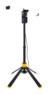 Stanley Lighting Area Tower Light With Outlet Socket 8000 Lumens