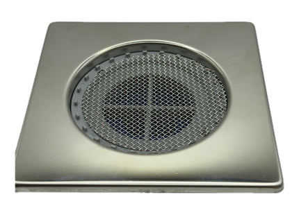McAlpine Stainless Steel 150mm Shower Grid Tile Unit with Non-Return Valve      FGT150-SV-110