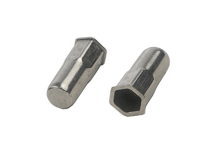 JRP Riveting Products M8 x 24.0 (1.0-3.5) A4 St.Stl Reduced Head Part Hexagon Body Closed JRP Rivet Nuts (Box of 250)