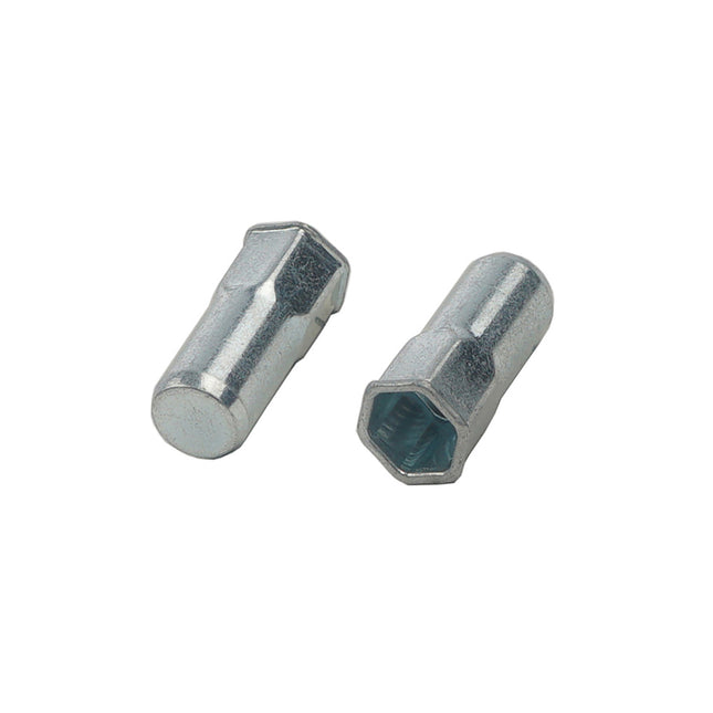 JRP Riveting Products M5 x 18.0 (0.5-2.5) Steel Reduced Head Part Hexagon Body Closed JRP Rivet Nuts (Box of 1000)