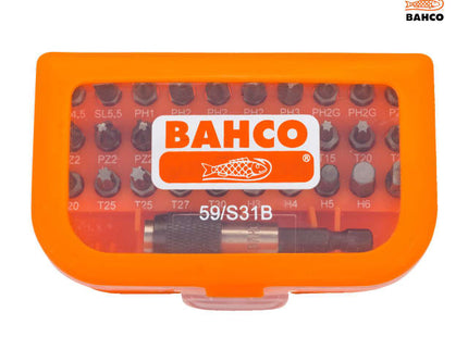 Bahco 59/S31 Bit Set 31 Piece Ph / Pz /Tx