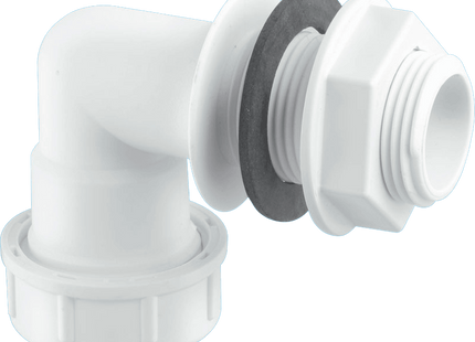 McAlpine R5M 19/23mm Universal Bent Overflow Tank Connector