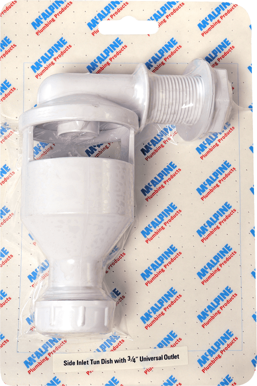 McAlpine CARD-56 Side Tun Dish With ¾" Outlet - TUN-3