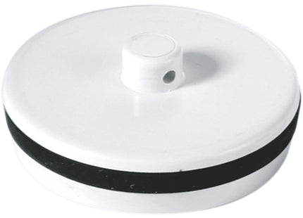 McAlpine WP2 1¾" White Plastic Plug with Rubber Seal