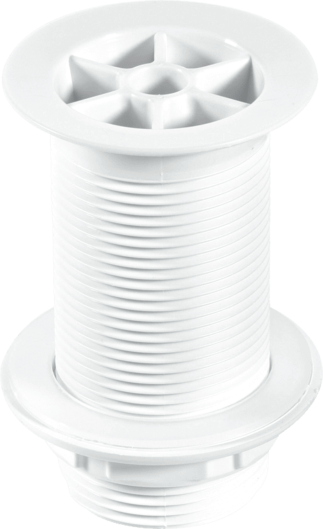 McAlpine WU1A White Plastic Flush Flange Urinal Waste