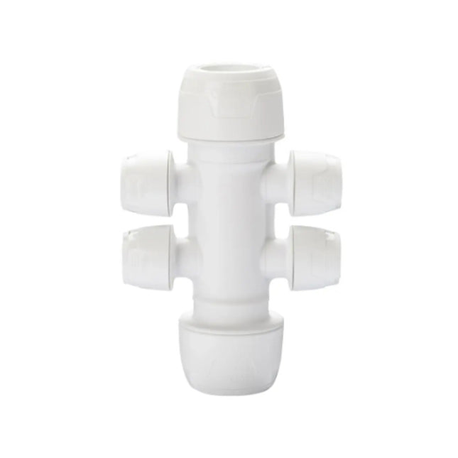 Hep20 KL 4 Port Manifold 22mm x 10mm - KL94-22 for Plumbing