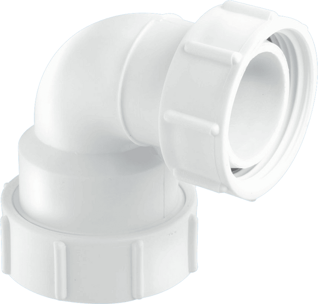 McAlpine T5M-A 1½" 95° Multifit Bend x BSP coupling nut