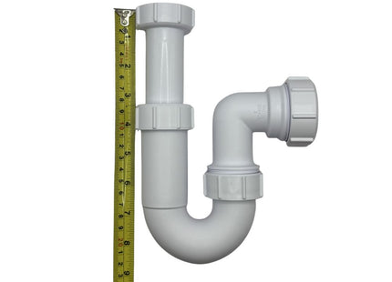 McAlpine ASA10-FS 75mm Water Seal Adjustable Inlet Tubular Swivel 'P' Trap, Universal Outlet Fixed Stalk