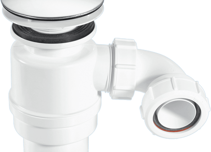 McAlpine STW12-M 80mm Water Seal Resealing Shower Trap with Multifit Outlet