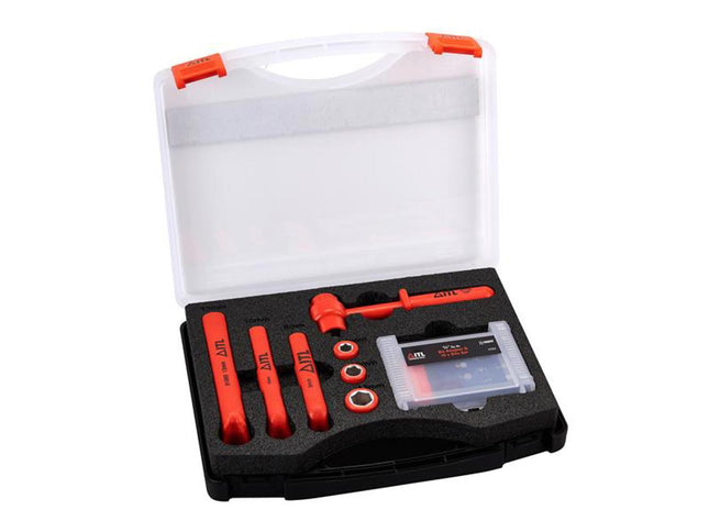 Itl Insulated Insulated Socket, Ratchet, Spanner & Bit Set, 19 Piece