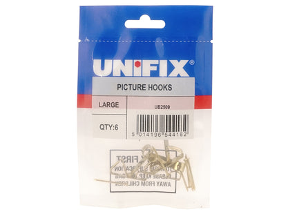 Unifix Picture Hooks Large (Box of 30)