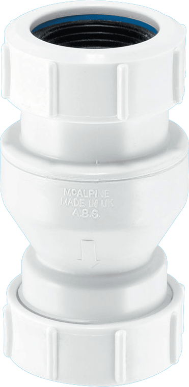 McAlpine In Line Vertical Non Return Valve with Inlet & Outlet Connection for 19/23mm Pipe   CONVALVE-125
