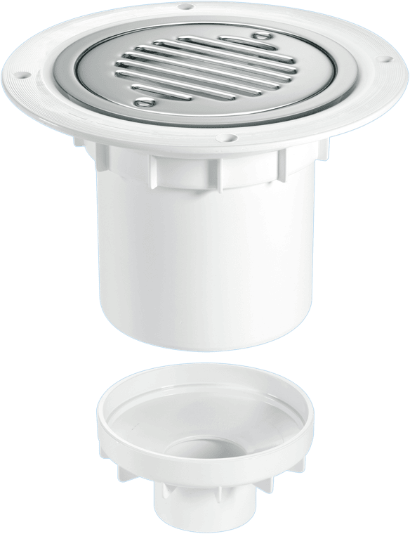McAlpine Shower Trap Gully for Sheet Floors 110mm & 2'' Outlet   TSG2SS-SL-SC