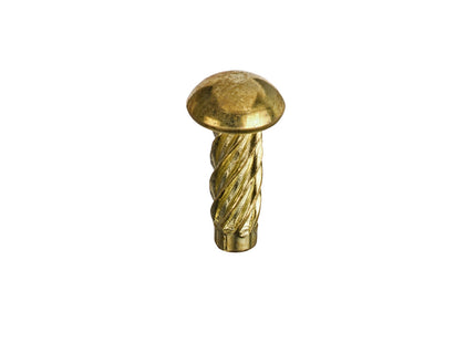 Unifix Round Hammer Drive Screws Type U BS 4174 Electro Brassed - 4G x 1/4" (Box of 1000)