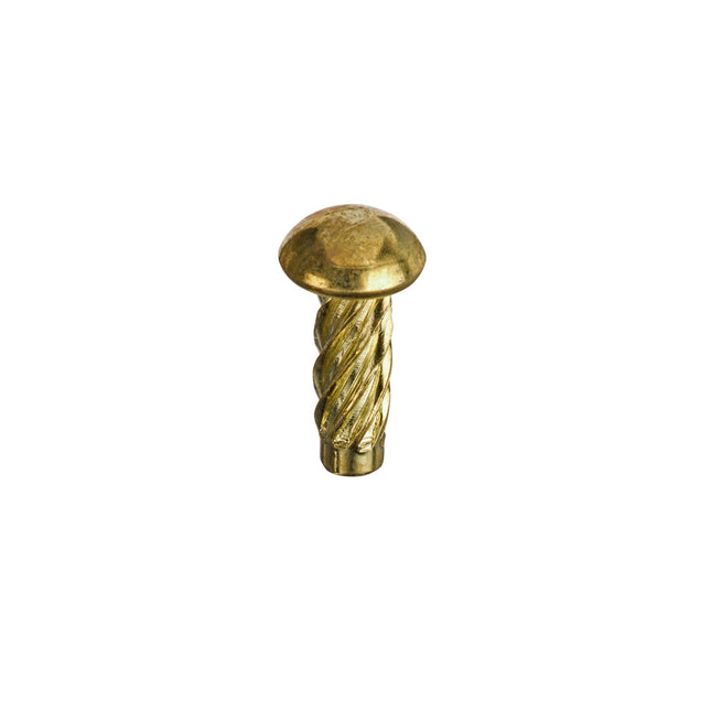 Unifix Round Hammer Drive Screws Type U BS 4174 Electro Brassed - 4G x 1/4" (Box of 1000)