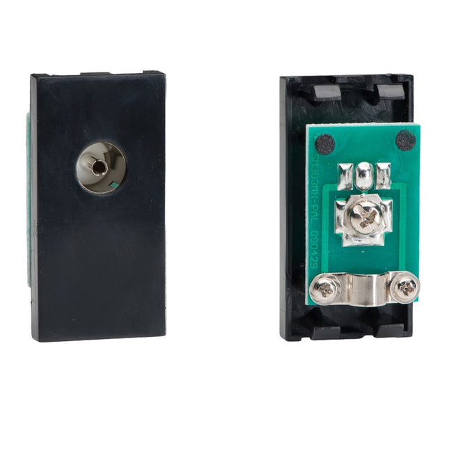 Varilight Co-Axial Tv Socket, Female (1 Datagrid Space) Black
