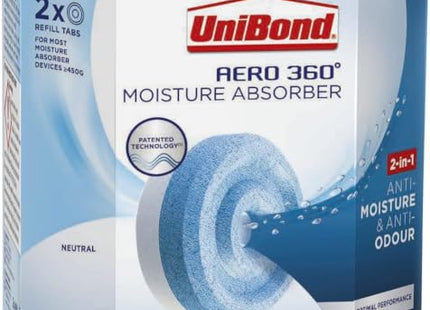Unibond Aero 360 Moisture Absorber Neutral Refills Pack Of 16