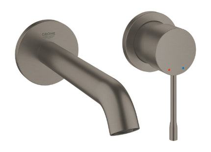 Grohe 2H Wall/Mtd Bas Mixr Trim Brushed Hard - 29192AL1 - Stylish Basin Mixer