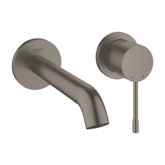 Grohe 2H Wall/Mtd Bas Mixr Trim Brushed Hard - 29192AL1 - Stylish Basin Mixer