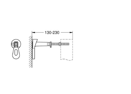 Grohe Wall Brackets For Rapid SL Frame - 3855800M - Secure Your Installation