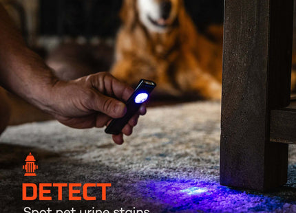 Nebo Slim Mini UV Rechargeable LED Flashlight (Black) 150 Lm