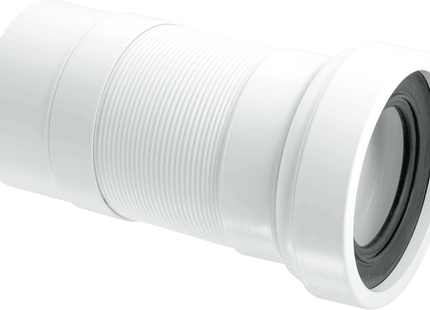 McAlpine WC-F26P 97-107mm Inlet x 110mm Plain End Outlet Straight Flexible WC Connector