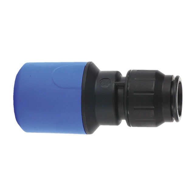 John Guest Speedfit Blue Connector PE-Copper 25 X 22mm UG602B (Pack of 10)