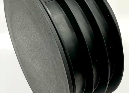 McAlpine DC4-BL Black 4"/110mm Drain Connector Blank Cap