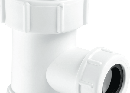 McAlpine V33S-22 Tee Piece 1½" BSP nut x 1½" BSP thread x 19/23mm Universal Connection