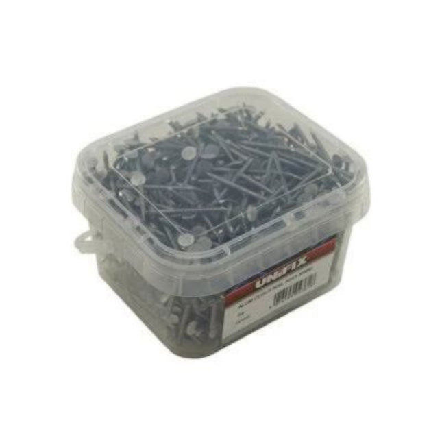 Unifix Aluminium Clout Nails 2Kg Tub - 30mm x 2.65mm (Box of 2)
