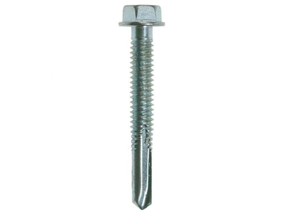 JCP Fixings Metalfix Self-Drilling Screws Heavy Section DIN 7504K Bright Zinc Plated - 5.5 x 32mm (Box of 100)