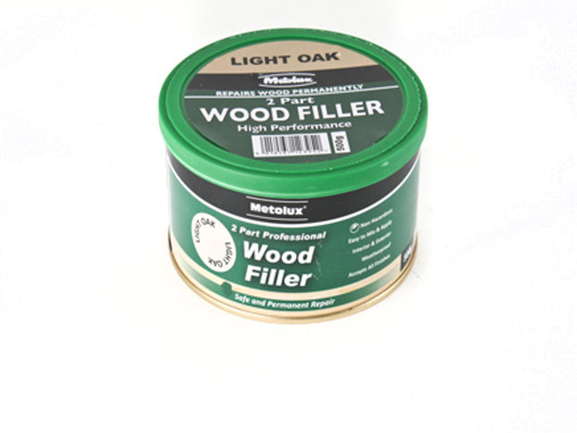 Metolux 2 Part Styrene Free Wood Filler Light Oak - 275ml (Box of 6)
