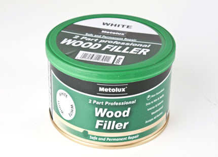 Metolux 2 Part Styrene Free Wood Filler White - 275ml (Box of 6)