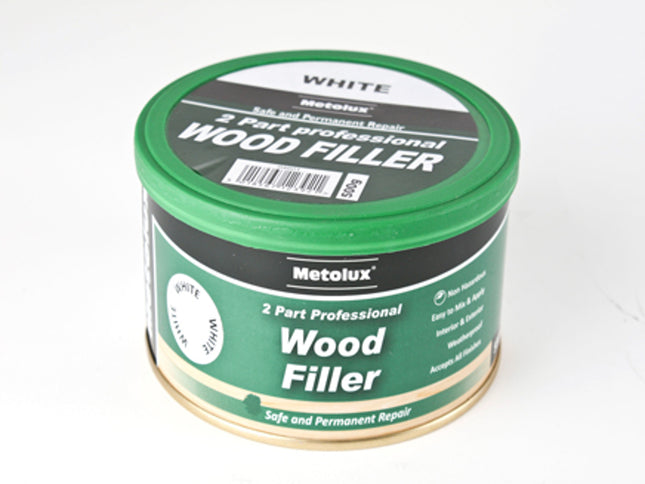 Metolux 2 Part Styrene Free Wood Filler White - 275ml (Box of 6)