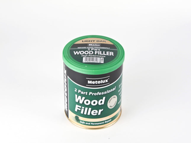 Metolux 2 Part Styrene Free Wood Filler Light Oak - 770ml (Box of 6)