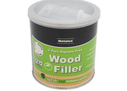 Metolux 2 Part Styrene Free Wood Filler White - 770ml (Box of 6)
