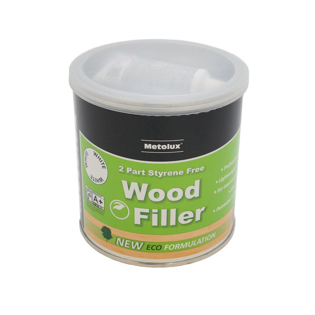 Metolux 2 Part Styrene Free Wood Filler White - 770ml (Box of 6)