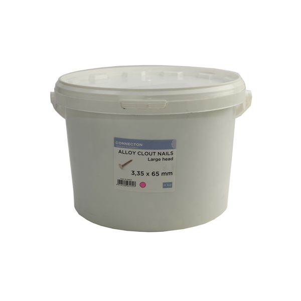 Unifix Aluminium Clout Nails 40 x 2.65mm - 4kg Tub