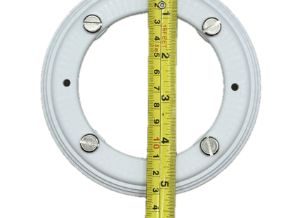 McAlpine FGTR118TOP-50 Conversion Kit to convert any TSG50 or TSG52 Gully to a sheet flooring gully with CP Brass Clamp Ring, Stainless Steel Grated Cover Plate and Dip Tube