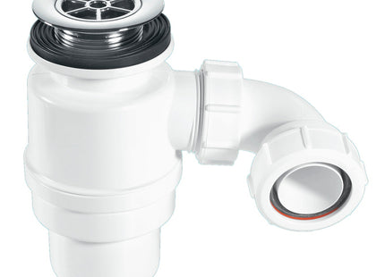 McAlpine STW10-RB 80mm Water Seal Resealing Shower Trap with Multifit Outlet