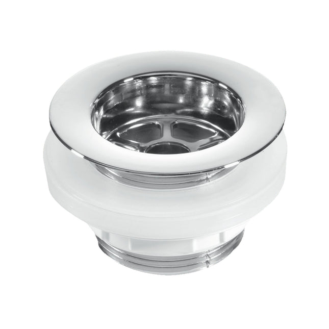 McAlpine Back Nut Bath Waste CP Plastic Flange 1 CP Plug CW5