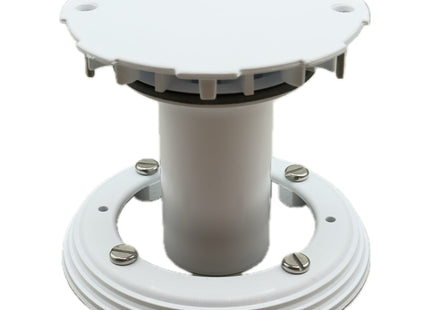 McAlpine FGTR118TOP-50 Conversion Kit to convert any TSG50 or TSG52 Gully to a sheet flooring gully with CP Brass Clamp Ring, Stainless Steel Grated Cover Plate and Dip Tube