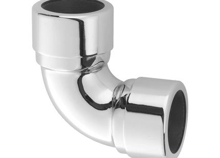 McAlpine 32A-CB Chrome Plated Brass 90° Compression Bend 32mm
