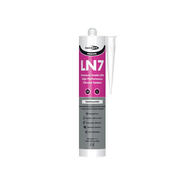 Bond-It Bdln7t Ln7 Lmn Silicone. Translucent. Size 310ml. (Box of 25)